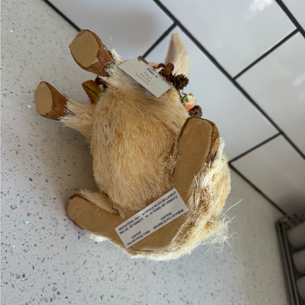Pier 1 Imports Olive the Pig Sisal Figurine NWT Farmhouse Decor - Picture 4 of 6
